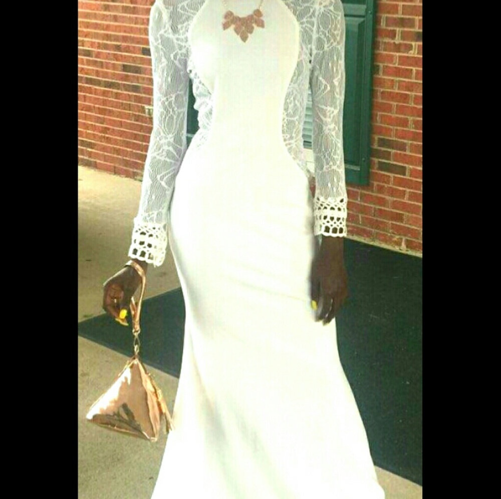 Floor length gown